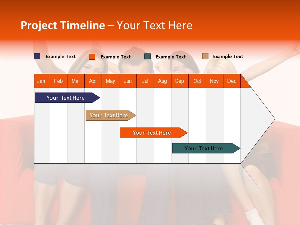Viewers Happiness Laughing PowerPoint Template