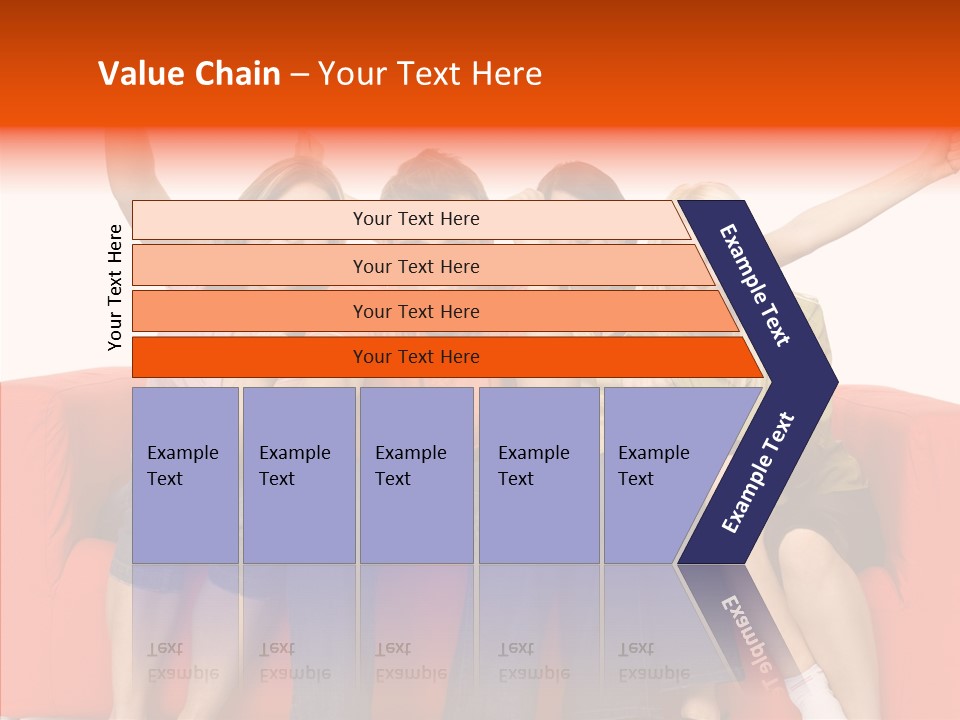 Viewers Happiness Laughing PowerPoint Template