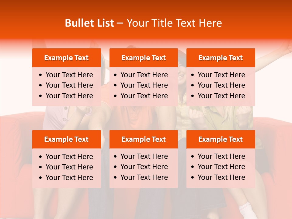 Viewers Happiness Laughing PowerPoint Template