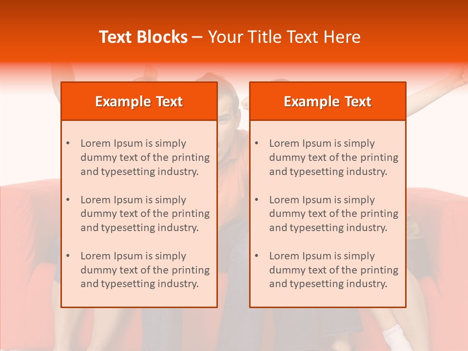 Viewers Happiness Laughing PowerPoint Template