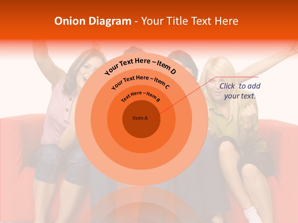 Viewers Happiness Laughing PowerPoint Template