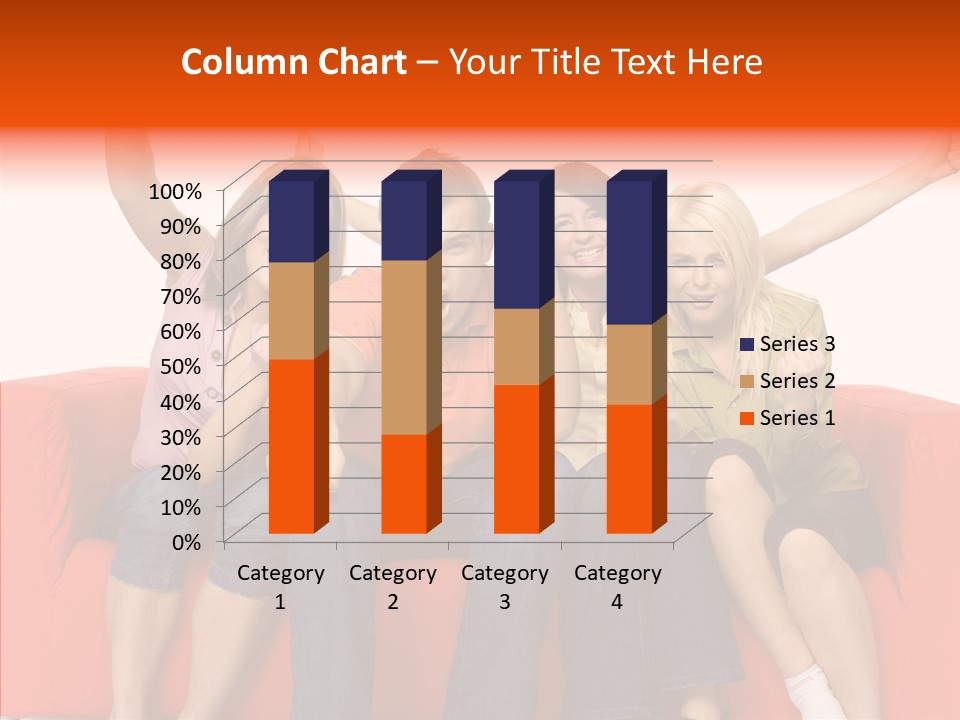 Viewers Happiness Laughing PowerPoint Template