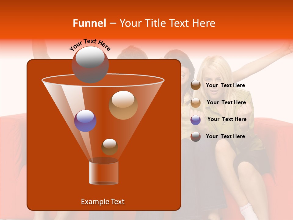 Viewers Happiness Laughing PowerPoint Template