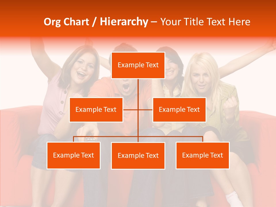 Viewers Happiness Laughing PowerPoint Template