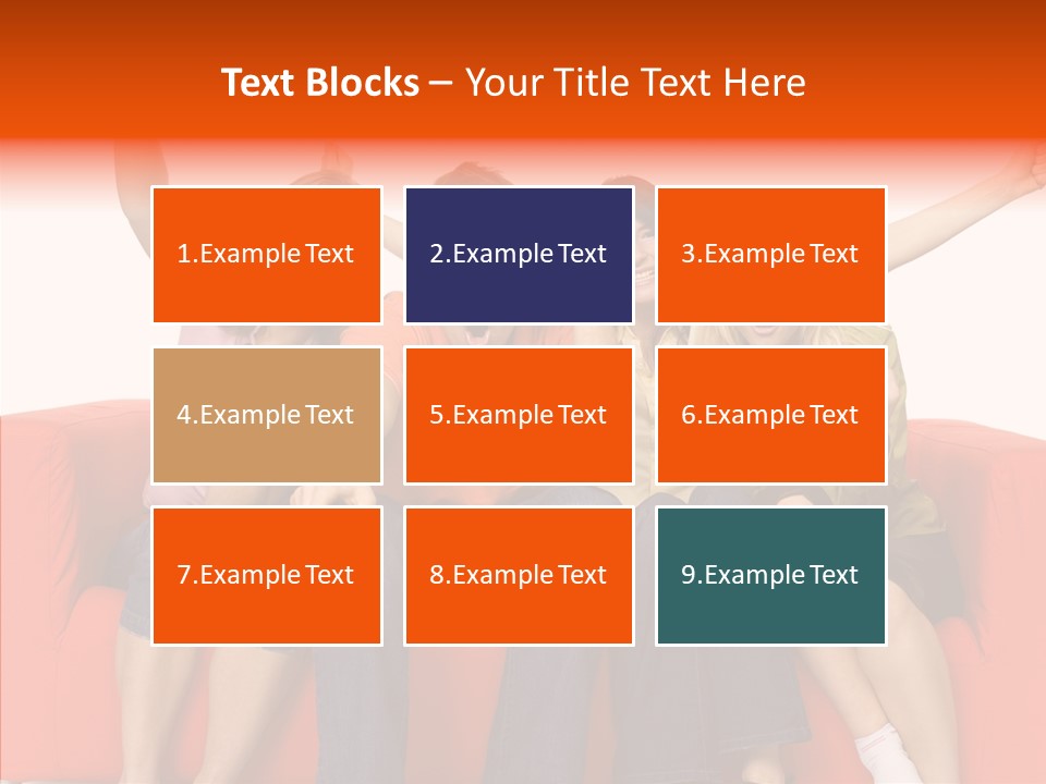 Viewers Happiness Laughing PowerPoint Template