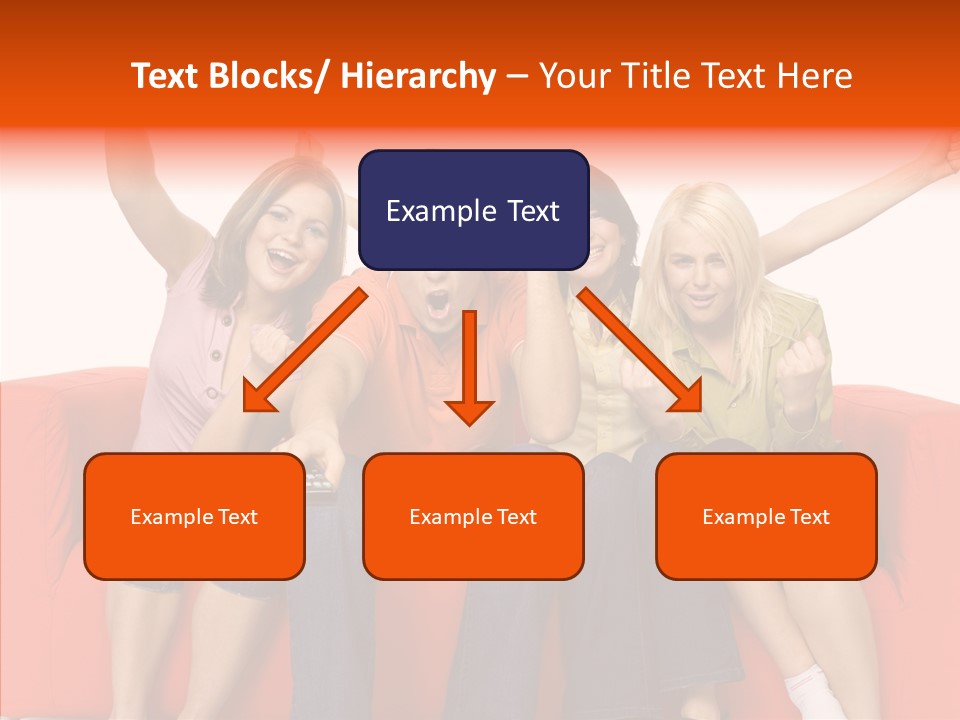 Viewers Happiness Laughing PowerPoint Template