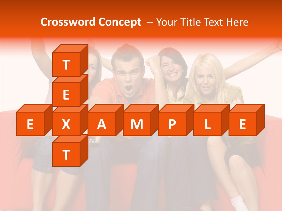 Viewers Happiness Laughing PowerPoint Template