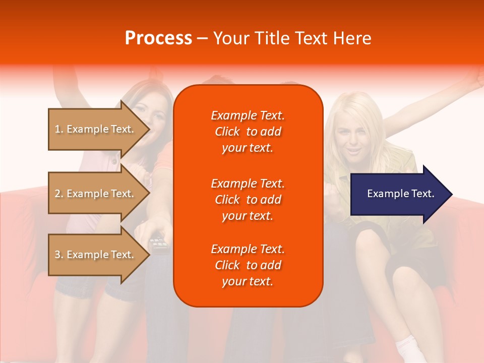 Viewers Happiness Laughing PowerPoint Template