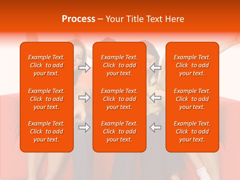 Viewers Happiness Laughing PowerPoint Template