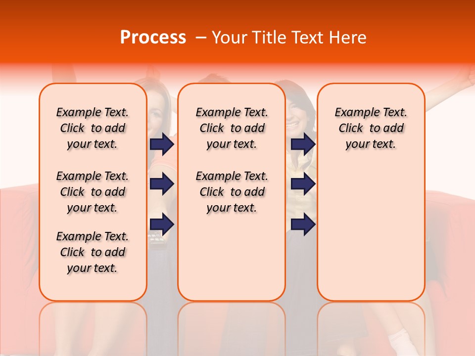 Viewers Happiness Laughing PowerPoint Template