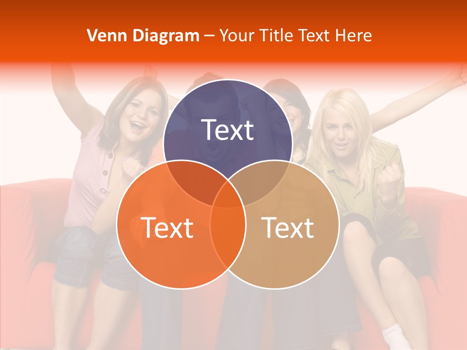 Viewers Happiness Laughing PowerPoint Template