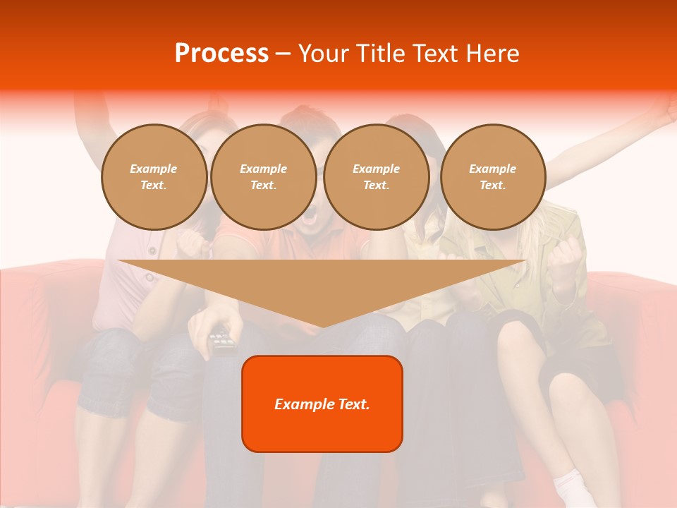 Viewers Happiness Laughing PowerPoint Template