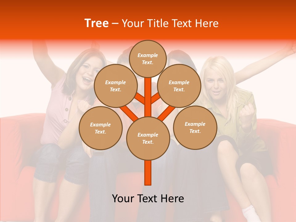 Viewers Happiness Laughing PowerPoint Template