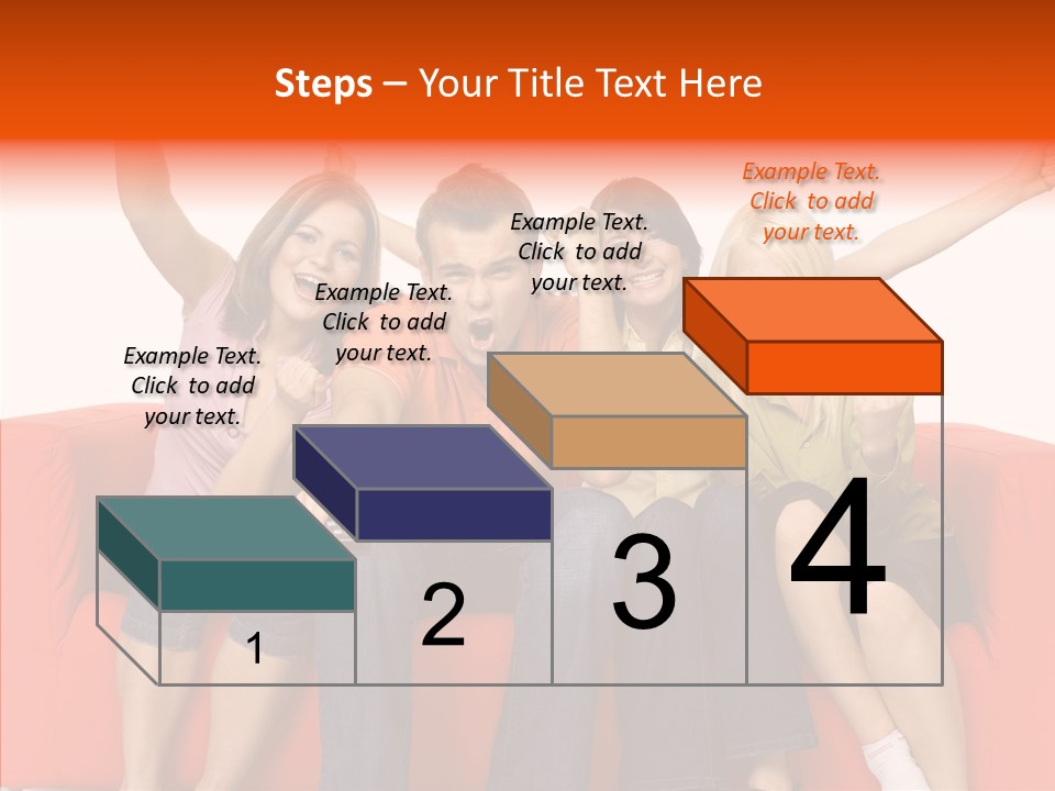 Viewers Happiness Laughing PowerPoint Template