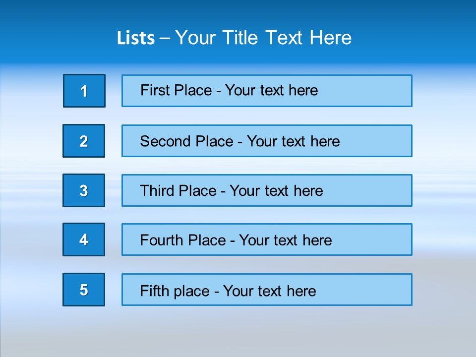 Fresh Infinity Nature PowerPoint Template