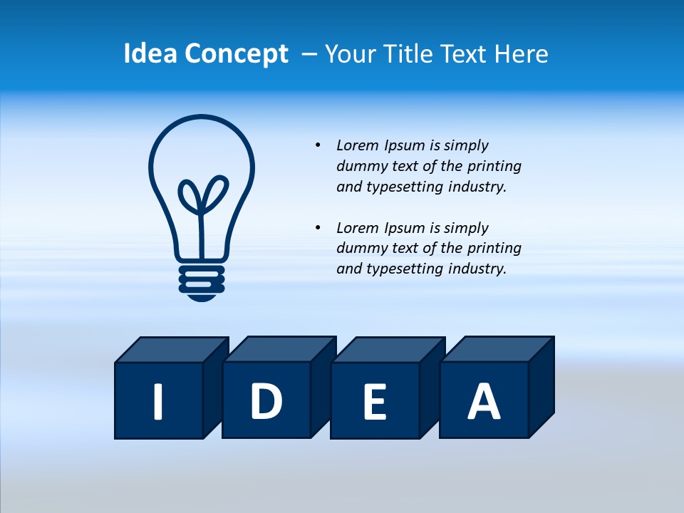 Fresh Infinity Nature PowerPoint Template