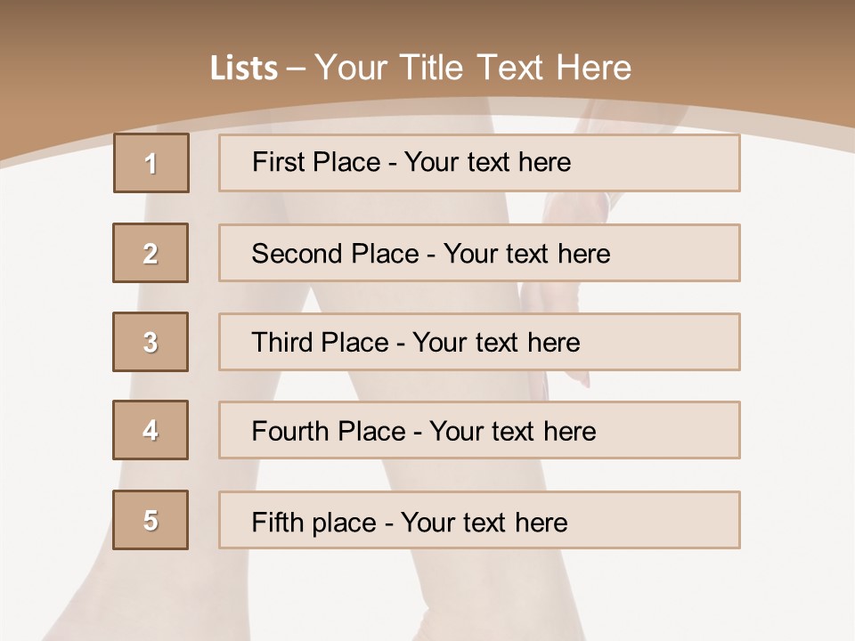 Writing People Chair PowerPoint Template