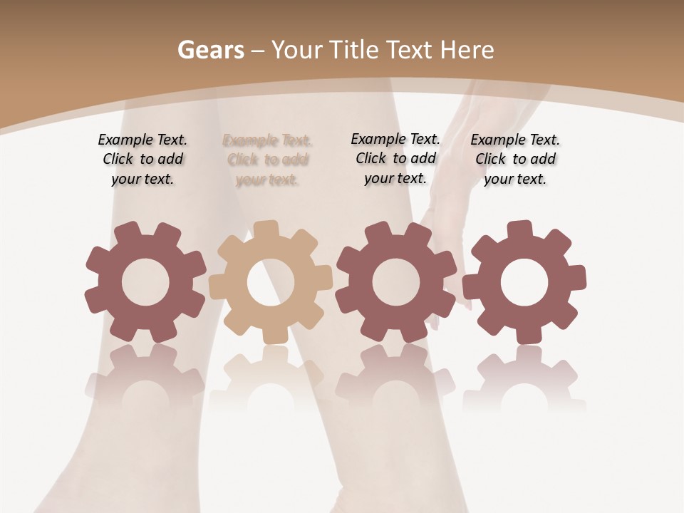 Writing People Chair PowerPoint Template