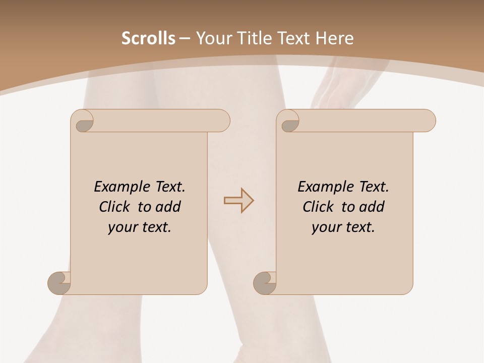 Writing People Chair PowerPoint Template