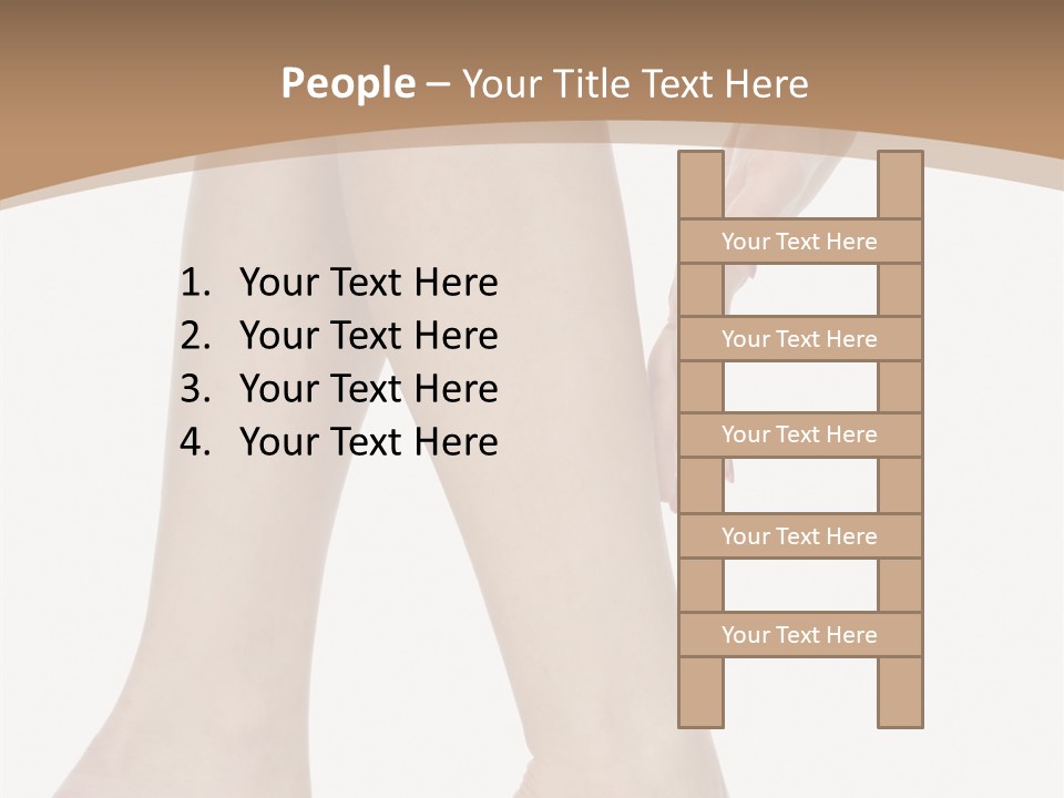 Writing People Chair PowerPoint Template