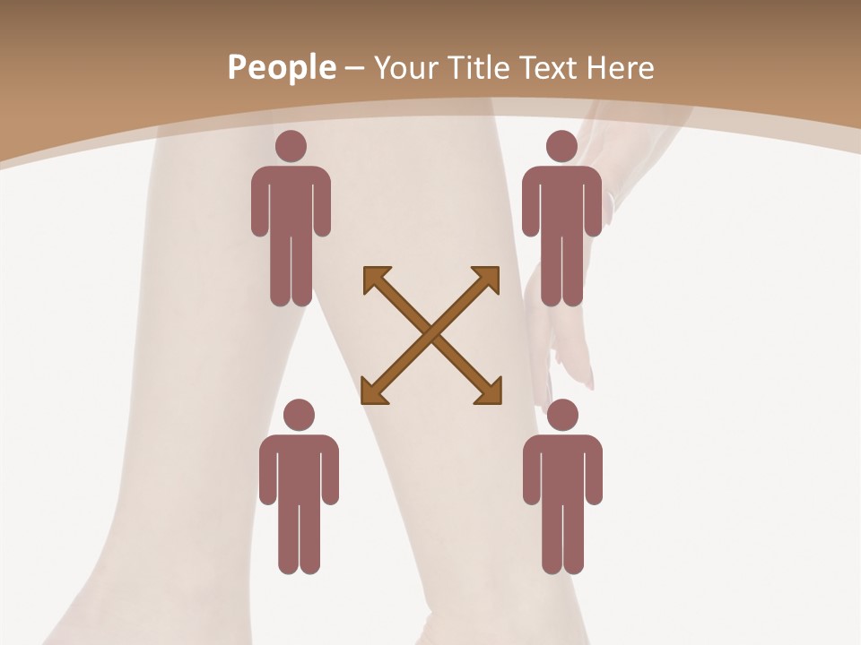 Writing People Chair PowerPoint Template