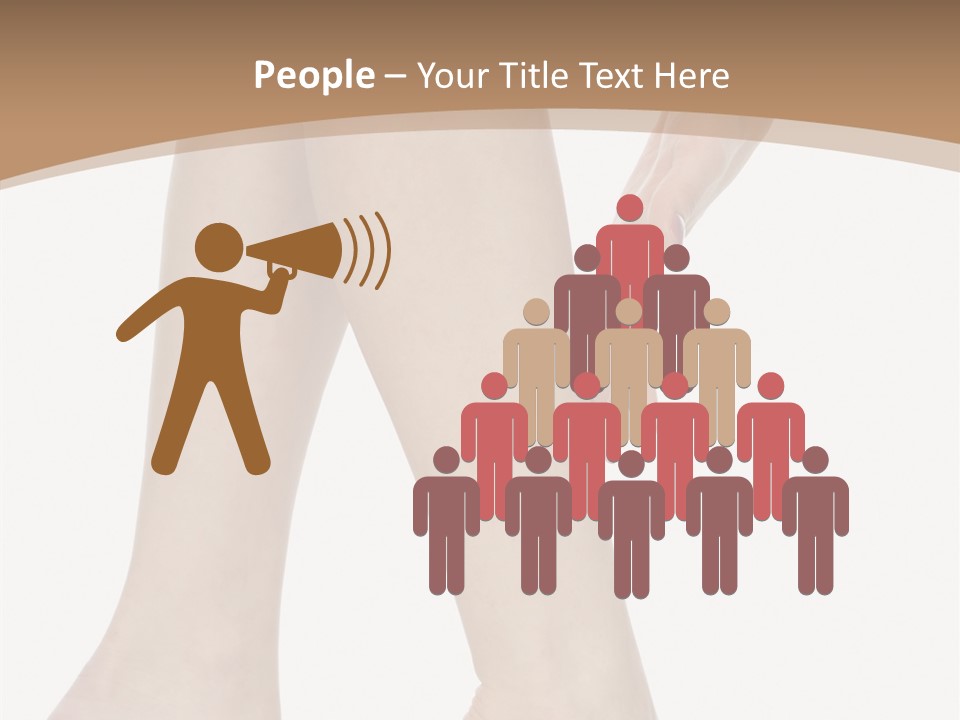 Writing People Chair PowerPoint Template