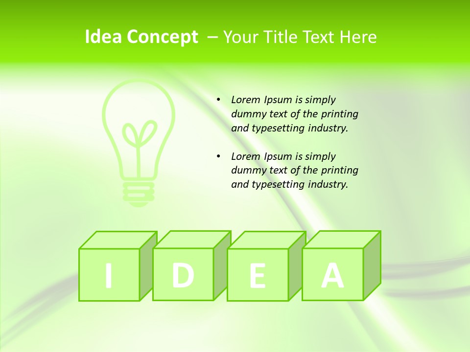 Digital Layers Graphic PowerPoint Template