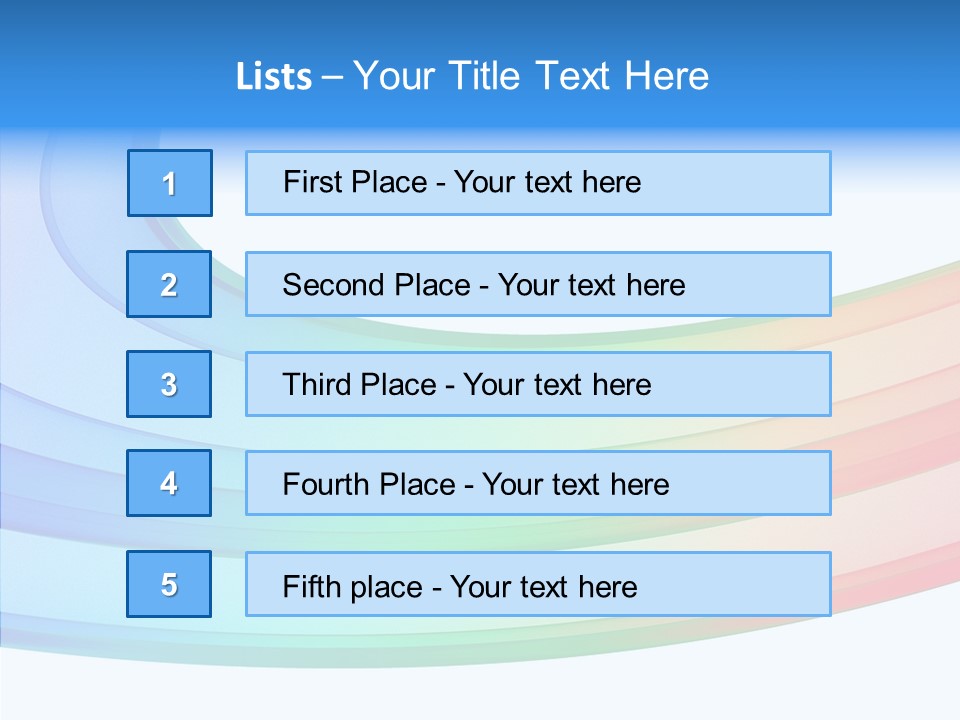 Background Peaceful Quiet PowerPoint Template