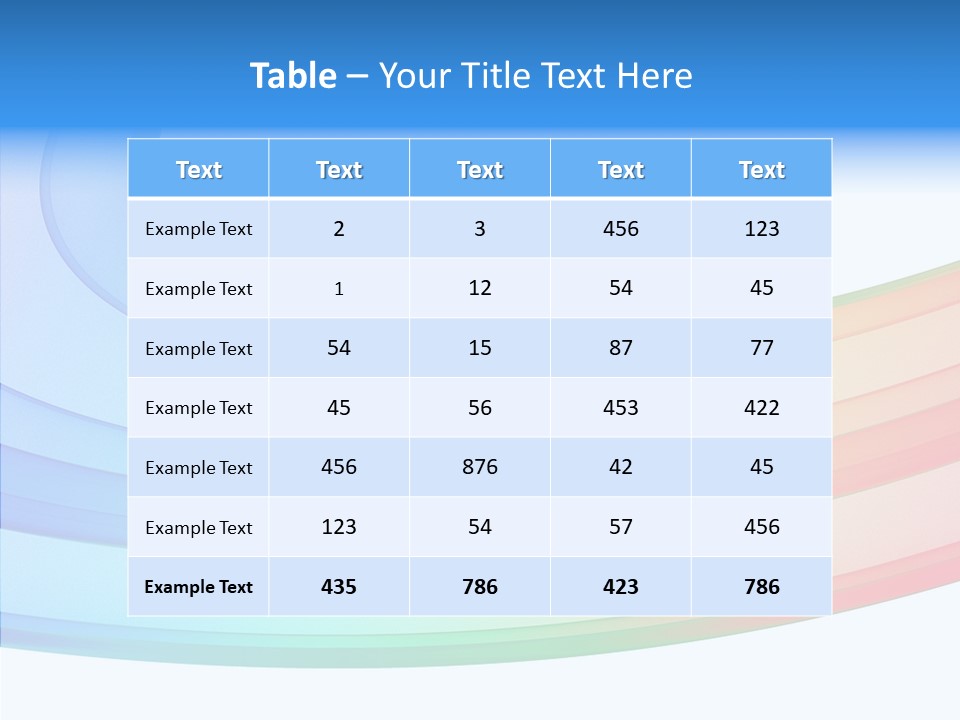 Background Peaceful Quiet PowerPoint Template