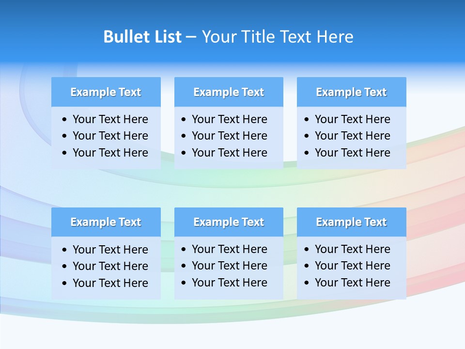 Background Peaceful Quiet PowerPoint Template