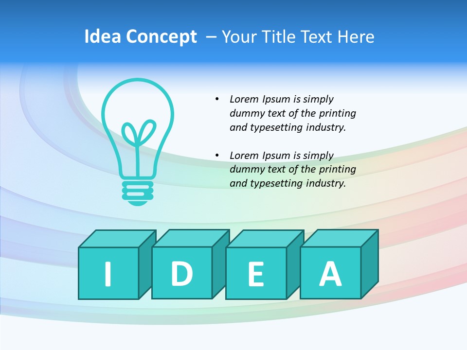 Background Peaceful Quiet PowerPoint Template
