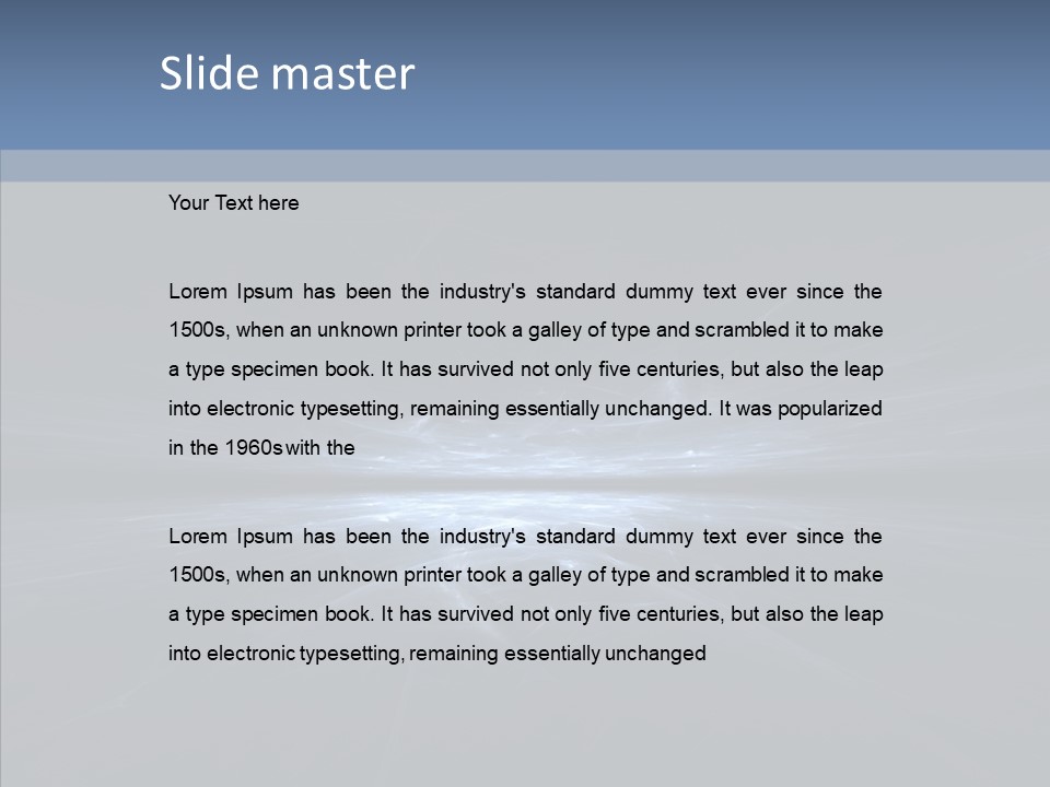 Futuristic Layers Wallpaper PowerPoint Template