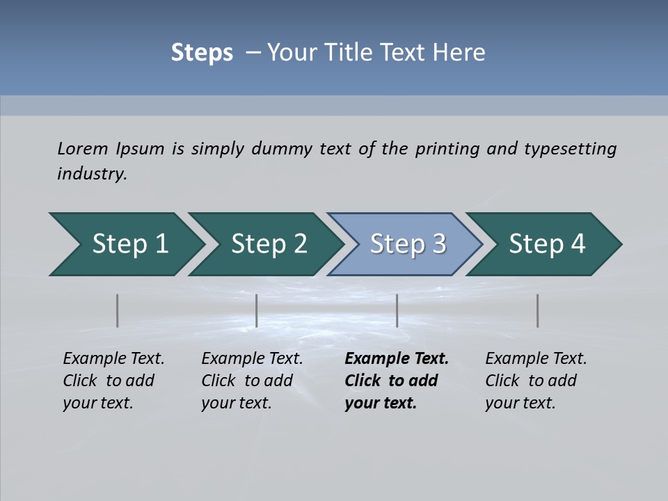 Futuristic Layers Wallpaper PowerPoint Template