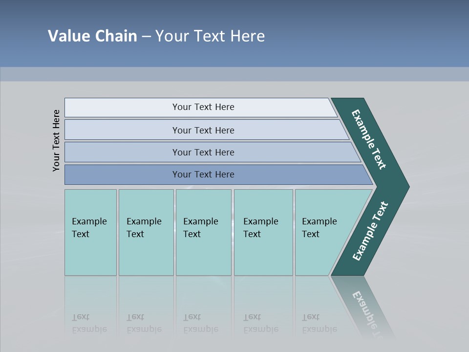 Futuristic Layers Wallpaper PowerPoint Template
