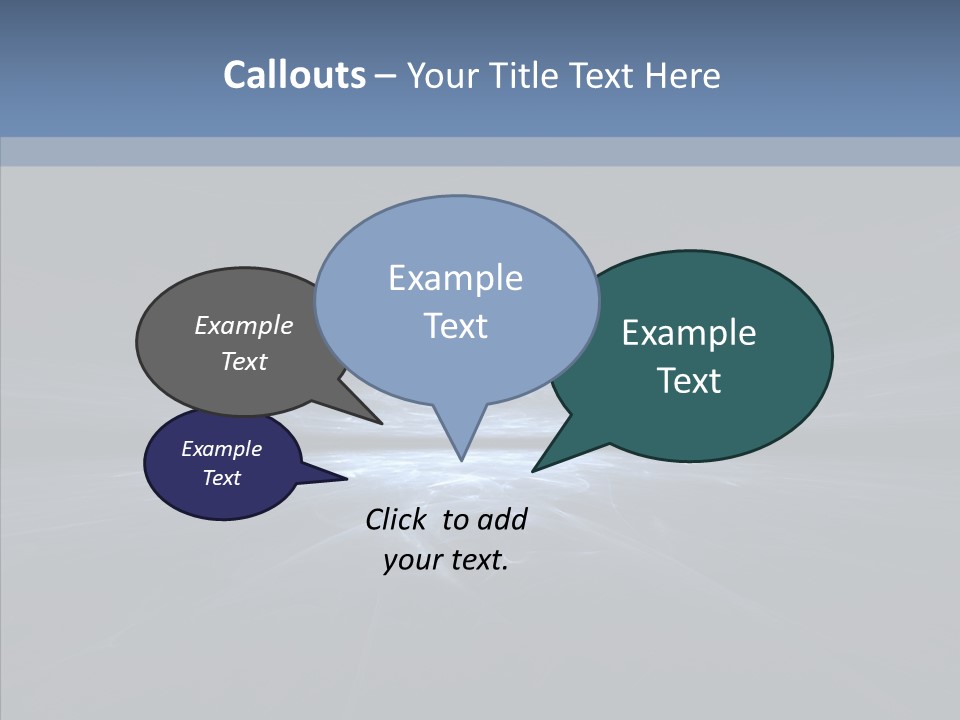 Futuristic Layers Wallpaper PowerPoint Template