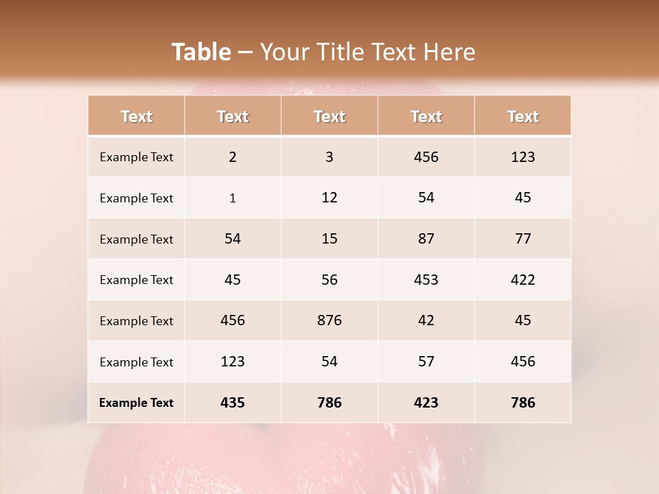 Puckering Femininity Caucasian PowerPoint Template