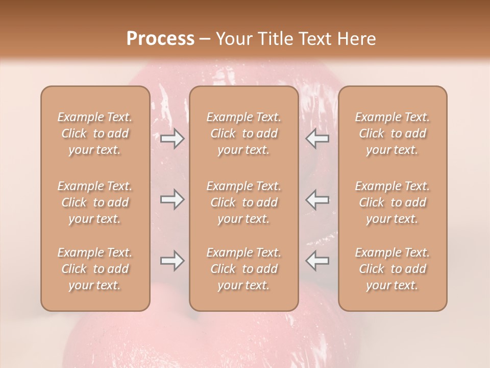 Puckering Femininity Caucasian PowerPoint Template