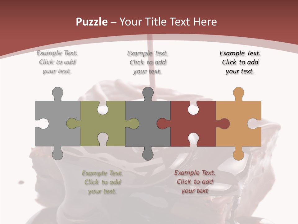 Fat Dinner Drip PowerPoint Template