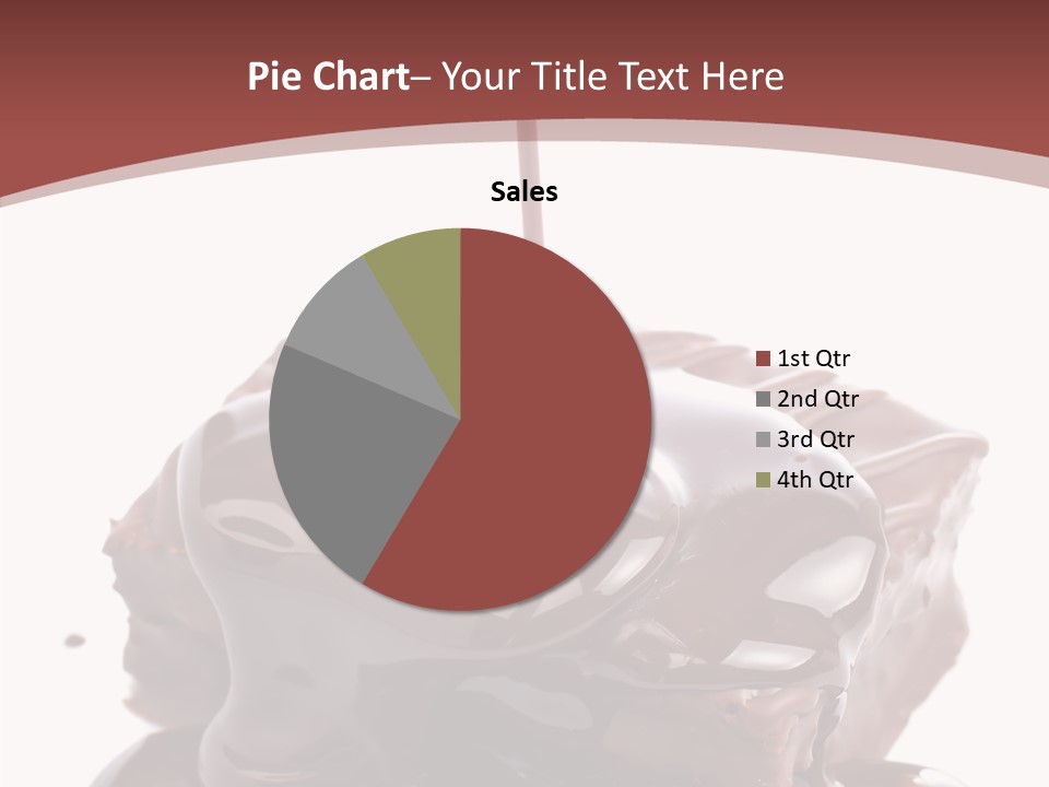 Fat Dinner Drip PowerPoint Template