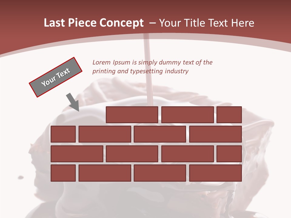 Fat Dinner Drip PowerPoint Template