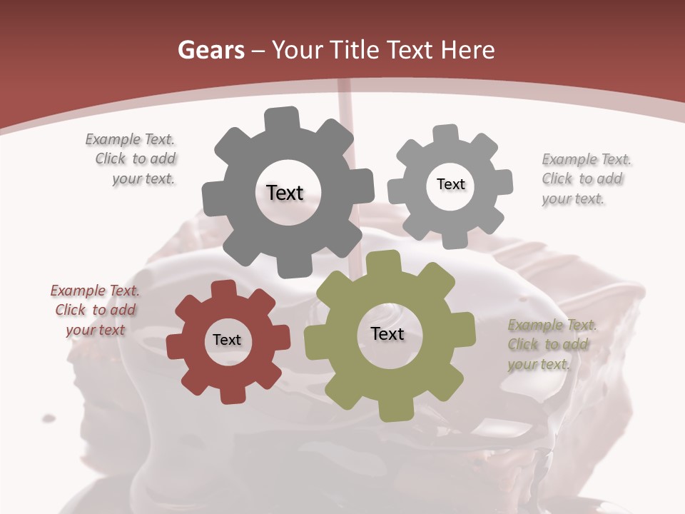 Fat Dinner Drip PowerPoint Template