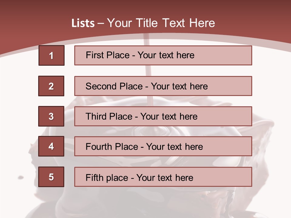 Fat Dinner Drip PowerPoint Template