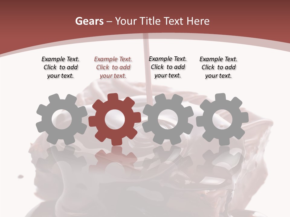 Fat Dinner Drip PowerPoint Template