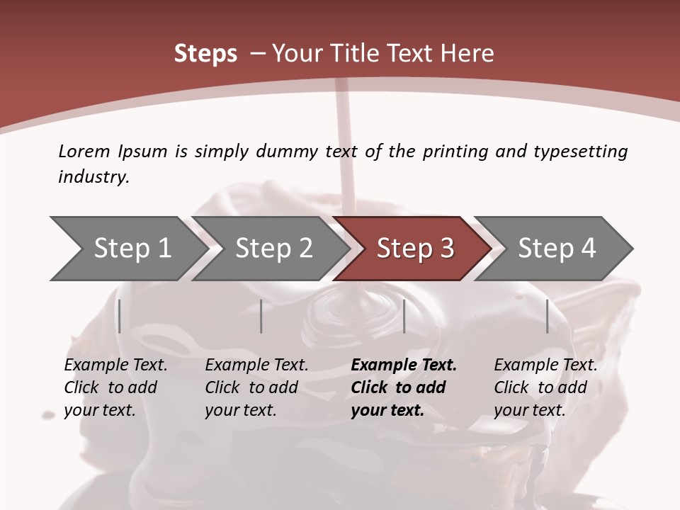 Fat Dinner Drip PowerPoint Template
