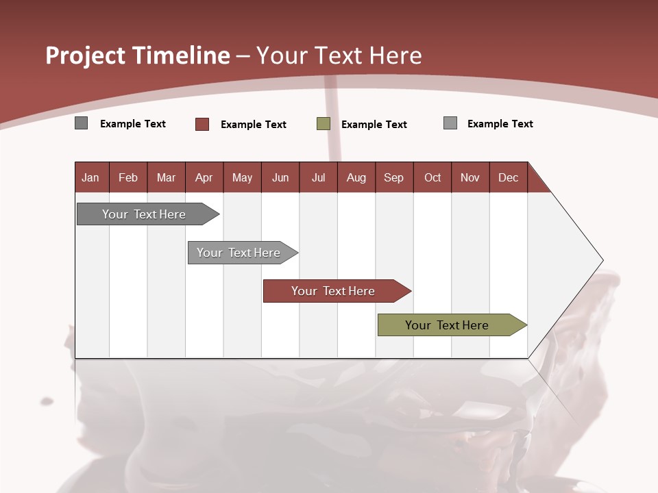 Fat Dinner Drip PowerPoint Template