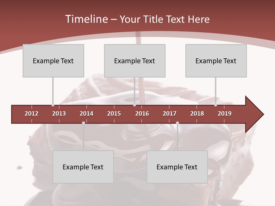 Fat Dinner Drip PowerPoint Template