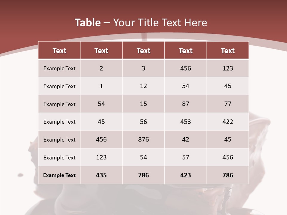 Fat Dinner Drip PowerPoint Template