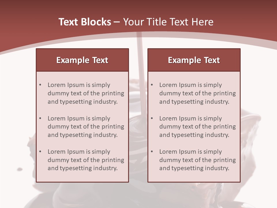 Fat Dinner Drip PowerPoint Template