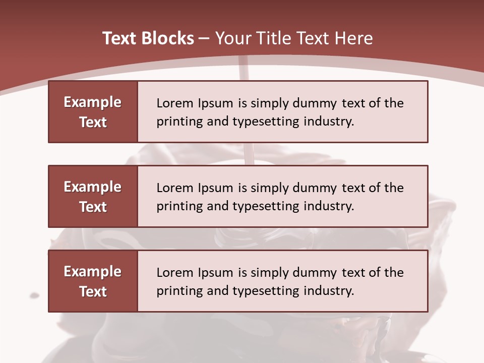 Fat Dinner Drip PowerPoint Template
