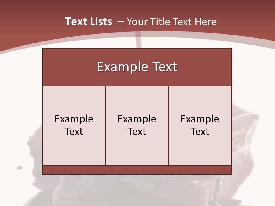 Fat Dinner Drip PowerPoint Template